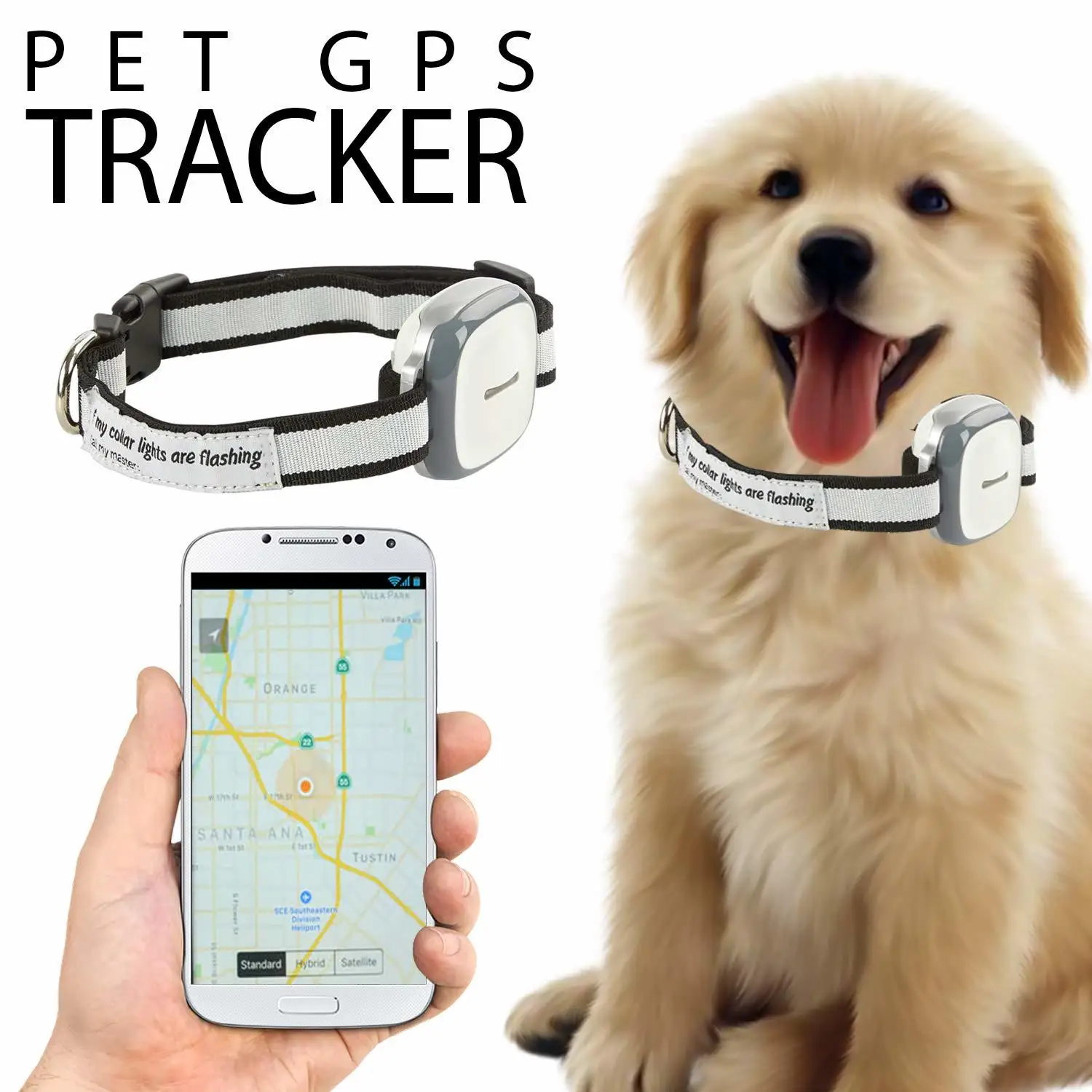 Pet GPS Tracker,3G Dog GPS Tracker and pet Finder The GPS Dog Collar Attachment,Locator Waterproof,Tracking Device for Dogs,Cats
Pet GPS Tracker,3G Dog GPS Tracker and pet Finder The GPS Dog Collar Attachment,Locator Waterproof,Tracking Device for Dogs,Cats