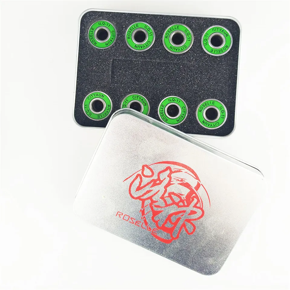 16PCS Original ROSELLE ILQ-11 Skating Bearing Deep Groove 608ZZ 8X22X7mm Chrome Steel Skates Bearings ABEC-11 Slalom Sliding H06
16PCS Original ROSELLE ILQ-11 Skating Bearing Deep Groove 608ZZ 8X22X7mm Chrome Steel Skates Bearings ABEC-11 Slalom Sliding H06