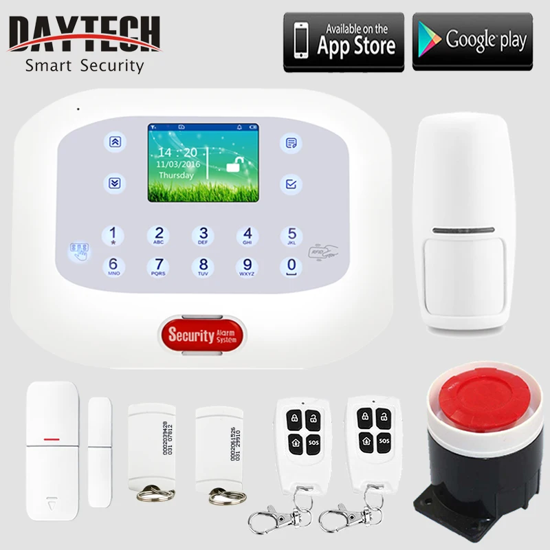 Wireless GSM SMS & PSTN Alarm Home Burglar Security System With LCD Display Motion Detector Door Intruder Backup Battery GP04
Wireless GSM SMS & PSTN Alarm Home Burglar Security System With LCD Display Motion Detector Door Intruder Backup Battery GP04