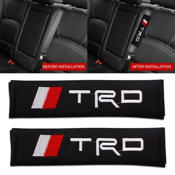 2pcs/set Car Seat Belts Covers Padding Breathable Fabric&Cotton Belt Shoulder Sleeve For TOYOTA TRD Sports Car-Styling
2pcs/set Car Seat Belts Covers Padding Breathable Fabric&Cotton Belt Shoulder Sleeve For TOYOTA TRD Sports Car-Styling