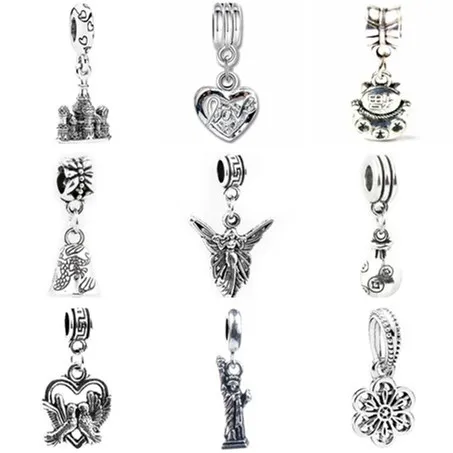 Vintage Punk Silver Color Flower Bird Cat Shell Love Heart Beads Fit Pandora Charms Beads For Women Making Necklace DIY Jewelry
Vintage Punk Silver Color Flower Bird Cat Shell Love Heart Beads Fit Pandora Charms Beads For Women Making Necklace DIY Jewelry