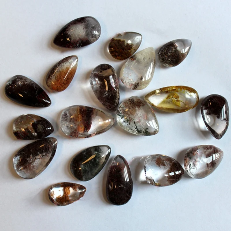 Natural Stone Ghost Crystal em Specimen Healing Stone Pendant For Handicraft Stone Fish Tank Decorating Collection Length 2.5cm
Natural Stone Ghost Crystal em Specimen Healing Stone Pendant For Handicraft Stone Fish Tank Decorating Collection Length 2.5cm