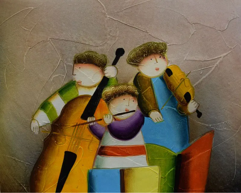 100% Hand Painted Cartoon Oil Painting on Canvas Modern Cartoon Children Cycling Wall Art Picture Paintingfor Living Room Decor
100% Hand Painted Cartoon Oil Painting on Canvas Modern Cartoon Children Cycling Wall Art Picture Paintingfor Living Room Decor