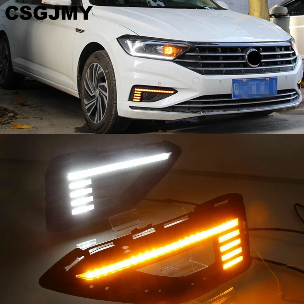 CSGJMY 2PCS For Volkswagen VW Jetta Sagitar 2019 Dynamic Yellow Turn Signal Relay 12V Car DRL Lamp LED Daytime Running Light
CSGJMY 2PCS For Volkswagen VW Jetta Sagitar 2019 Dynamic Yellow Turn Signal Relay 12V Car DRL Lamp LED Daytime Running Light