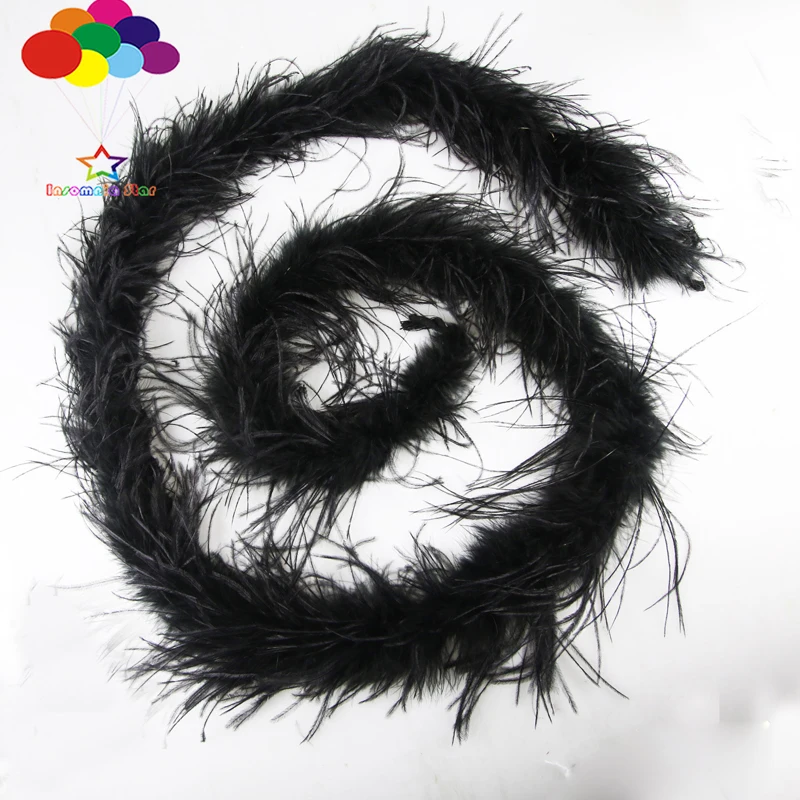 1pcs Luxury Ostrich Feather Boa 2 meter Long black High Quality for diy Fluffy Costume Dress mask headdress
1pcs Luxury Ostrich Feather Boa 2 meter Long black High Quality for diy Fluffy Costume Dress mask headdress