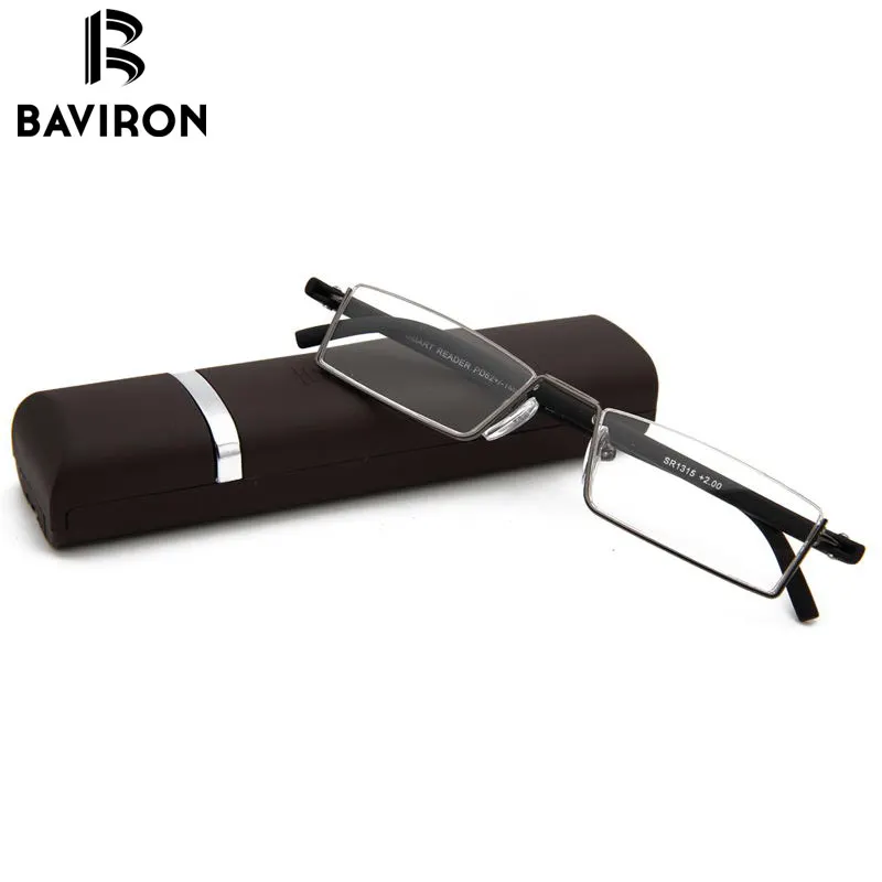 BAVIRON Free Distort TR90 Reading Glasses Unisex No Distortion Legs Glasses Stainless Steel Frame Optical HD Vision Lens B8888LH
BAVIRON Free Distort TR90 Reading Glasses Unisex No Distortion Legs Glasses Stainless Steel Frame Optical HD Vision Lens B8888LH