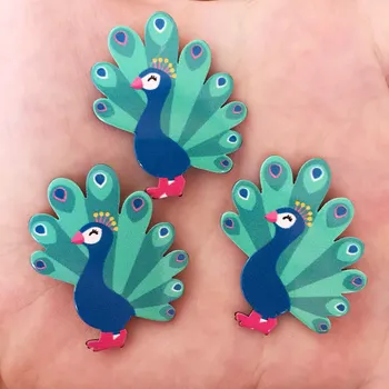 Cute Peacock Flat back Acrylic sheet Miniature pattern applique 10pcs DIY Wedding scrapbook craft OF376
Cute Peacock Flat back Acrylic sheet Miniature pattern applique 10pcs DIY Wedding scrapbook craft OF376