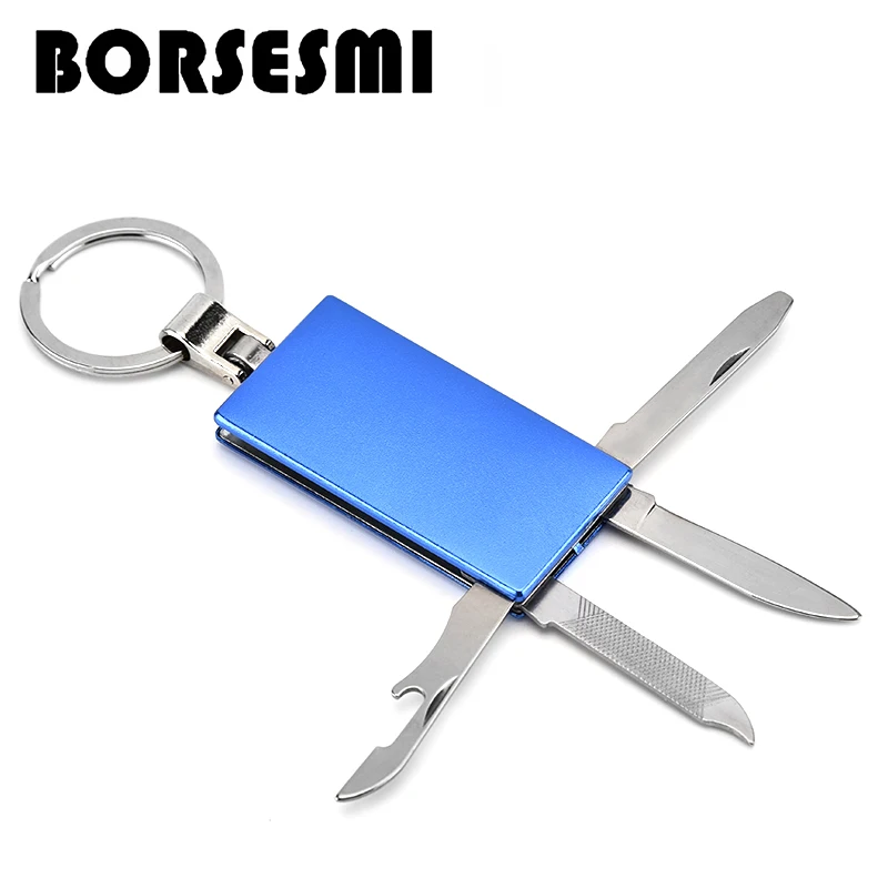 Hot sale Multi-function keychain knife 4 in 1 stainless steel pocket knives with bottle opener portable mini folding knife
Hot sale Multi-function keychain knife 4 in 1 stainless steel pocket knives with bottle opener portable mini folding knife
