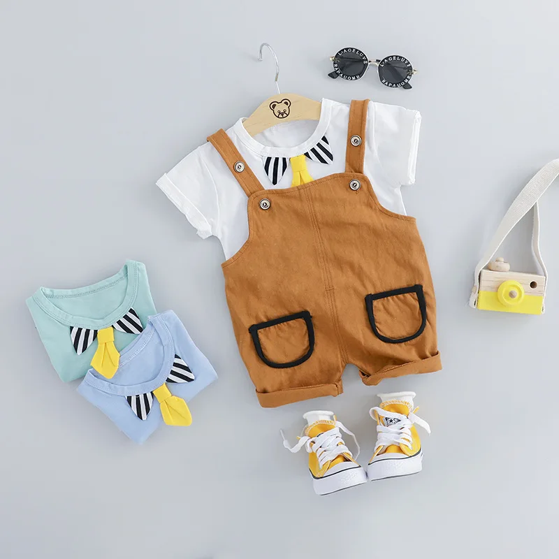 Baby Girl Clothes 2019 Summer Fashion Short-Sleeved T-Shirt +Bib Shorts 2PCS Bebes Jogging Suit Baby Boy Clothes Newborn Clothes
Baby Girl Clothes 2019 Summer Fashion Short-Sleeved T-Shirt +Bib Shorts 2PCS Bebes Jogging Suit Baby Boy Clothes Newborn Clothes