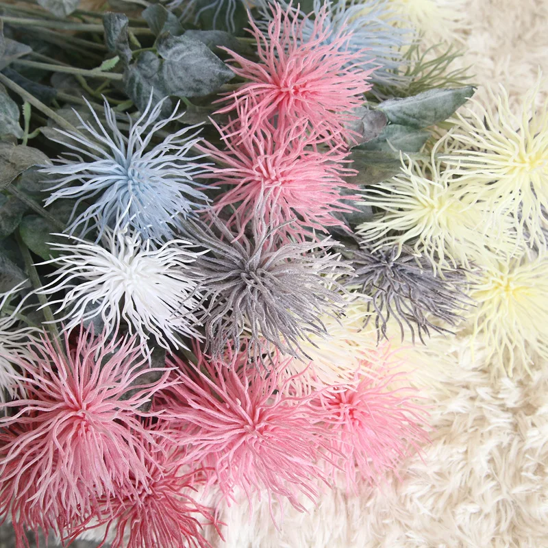1pcs Artificial Dandelion Flower Silk Hyacinth Flower Flocking Sea Urchin Flower Wedding Decoration for Home Garden Decorations
1pcs Artificial Dandelion Flower Silk Hyacinth Flower Flocking Sea Urchin Flower Wedding Decoration for Home Garden Decorations