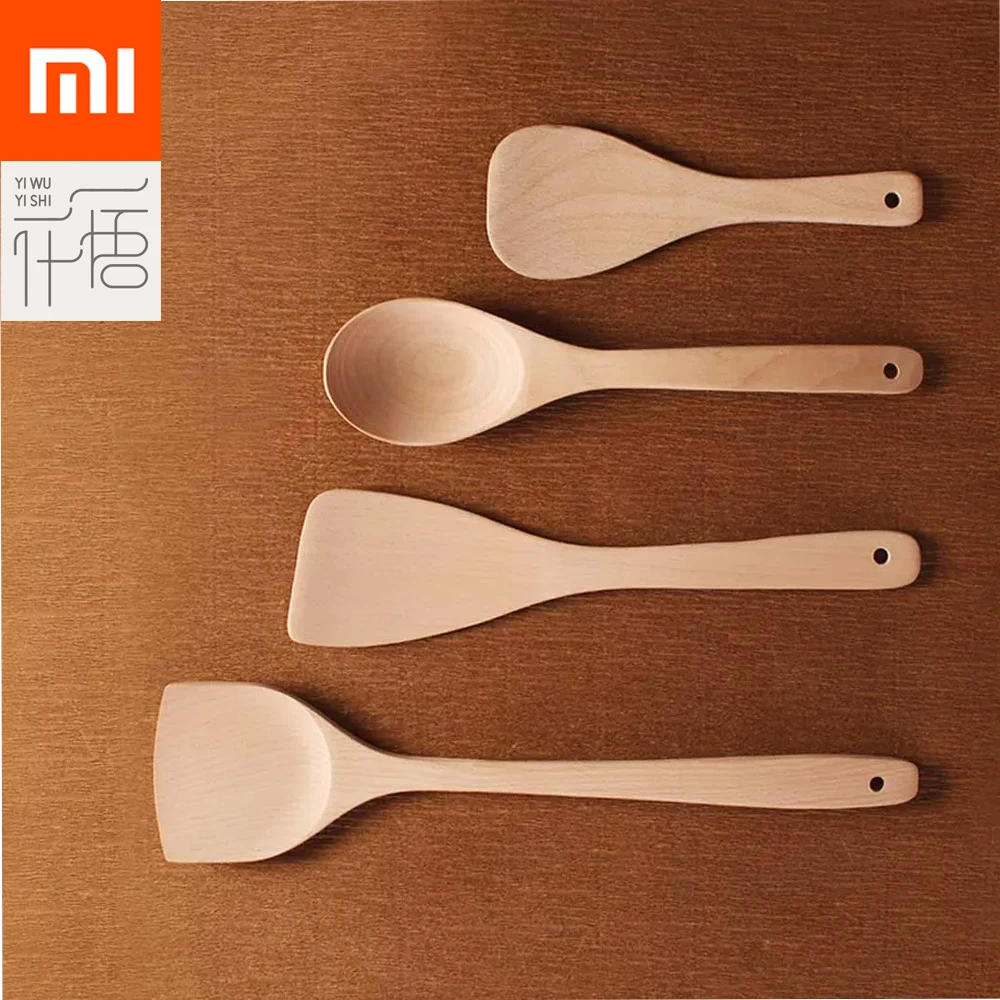 Original Xiaomi Yiwuyishi Spoon Spatula Mixing Kitchen Tools Beech Wood Material 4 In 1
Original Xiaomi Yiwuyishi Spoon Spatula Mixing Kitchen Tools Beech Wood Material 4 In 1