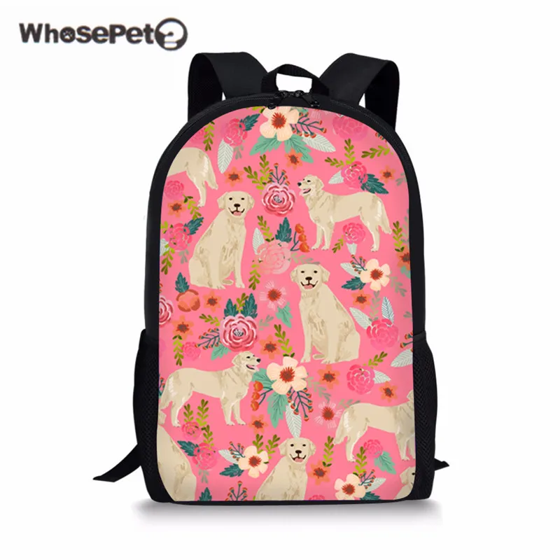 WHOSEPET Golden Retriever School Bag For Teenagers Girls Flowers Pattern Schoolbags Satchel Brand Designer College Kids Backpack
WHOSEPET Golden Retriever School Bag For Teenagers Girls Flowers Pattern Schoolbags Satchel Brand Designer College Kids Backpack