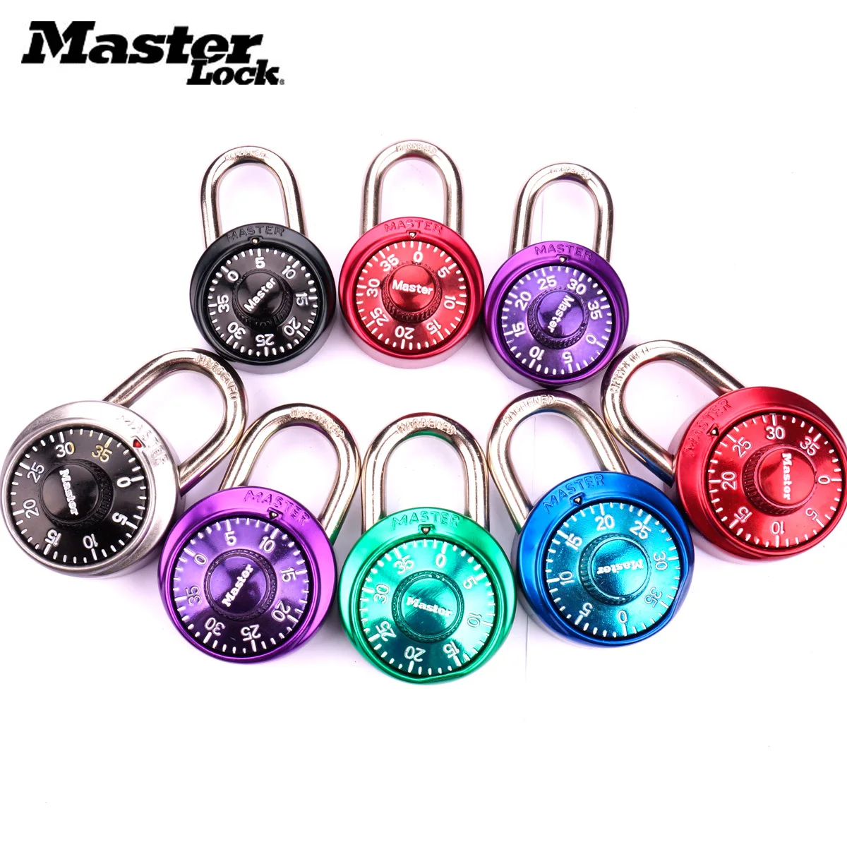 

Master Lock Security Metal Lock Cabinet Luggage Padlock Combination Smart Password Lock Bag Suitcase Carousel Gym Locker locks