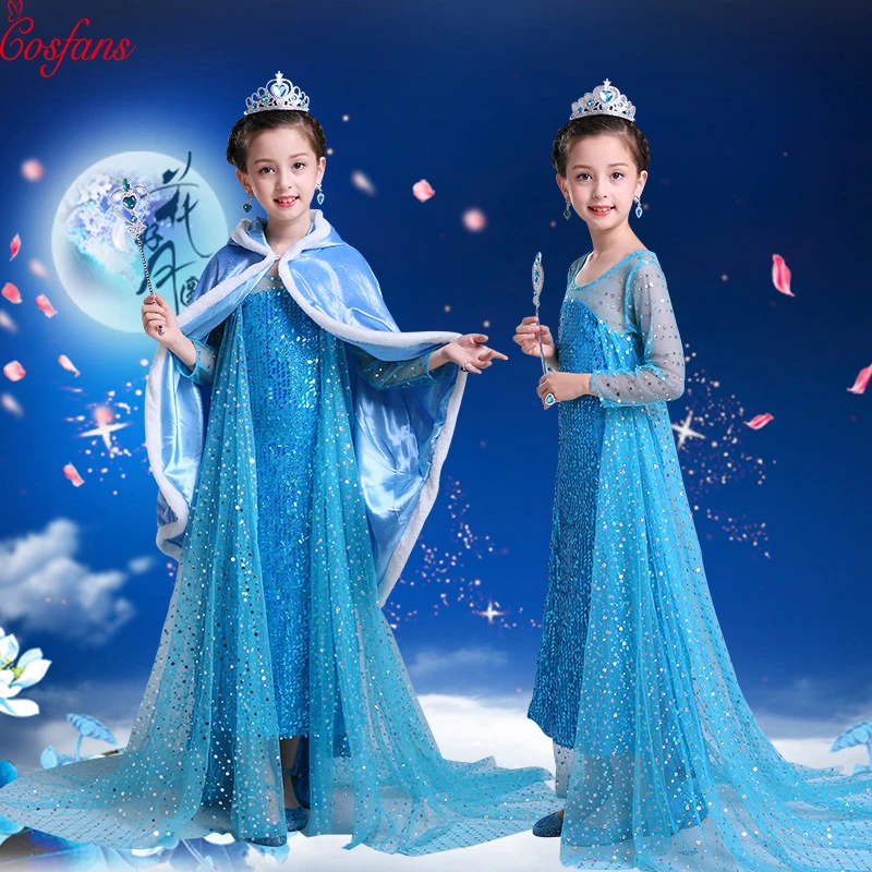 Elsa cosplay kid Fancy Girl Princess Anna Elsa Cosplay Costume Child Girl Cosplay Dress Up for Halloween Carnival Party Fantasia
Elsa cosplay kid Fancy Girl Princess Anna Elsa Cosplay Costume Child Girl Cosplay Dress Up for Halloween Carnival Party Fantasia