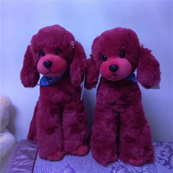 Cute Dog plush toys Poodle Bichon Frise puppy stuffed warm animal toys - Buyer\`s Show 1