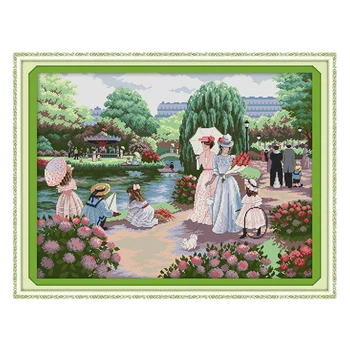 Joy Sunday cross stitch kits diy Outing DMC 14CT 11CT cotton fabric livingroom hotel lobby painting gift art factory wholesale
Joy Sunday cross stitch kits diy Outing DMC 14CT 11CT cotton fabric livingroom hotel lobby painting gift art factory wholesale