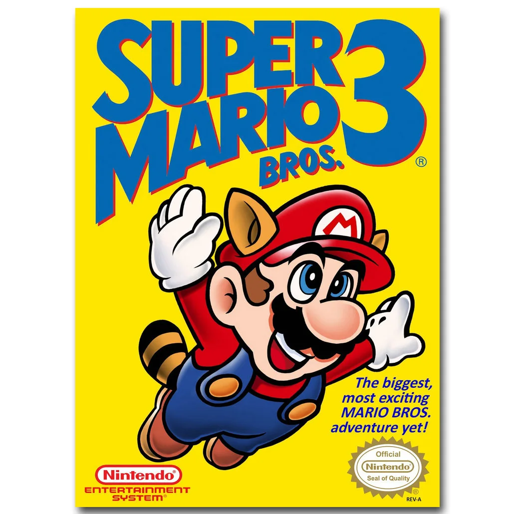 Super Mario Bros 3 Art Silk Fabric Poster Print 13x20 20x30 inch Vedio Game Pictures for Living Room Wall Decoration 004
Super Mario Bros 3 Art Silk Fabric Poster Print 13x20 20x30 inch Vedio Game Pictures for Living Room Wall Decoration 004
