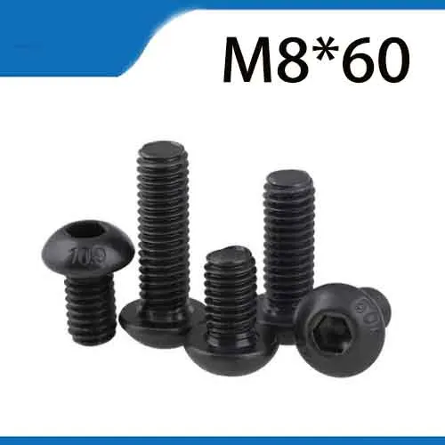 m8 screws 60mm length cup Half round pan head 100pcs black grade Steel Hex Socket Head Cap Screw free shipping
m8 screws 60mm length cup Half round pan head 100pcs black grade Steel Hex Socket Head Cap Screw free shipping
