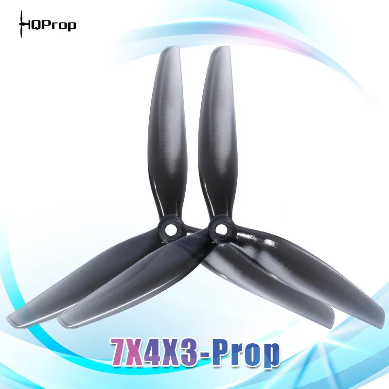 High Quality HQ Prop 7X4X3 7040 7inch 3 blade/tri-blade grey Propeller prop compatible iFlight XING-E 2207 motor for FPV Drone
High Quality HQ Prop 7X4X3 7040 7inch 3 blade/tri-blade grey Propeller prop compatible iFlight XING-E 2207 motor for FPV Drone