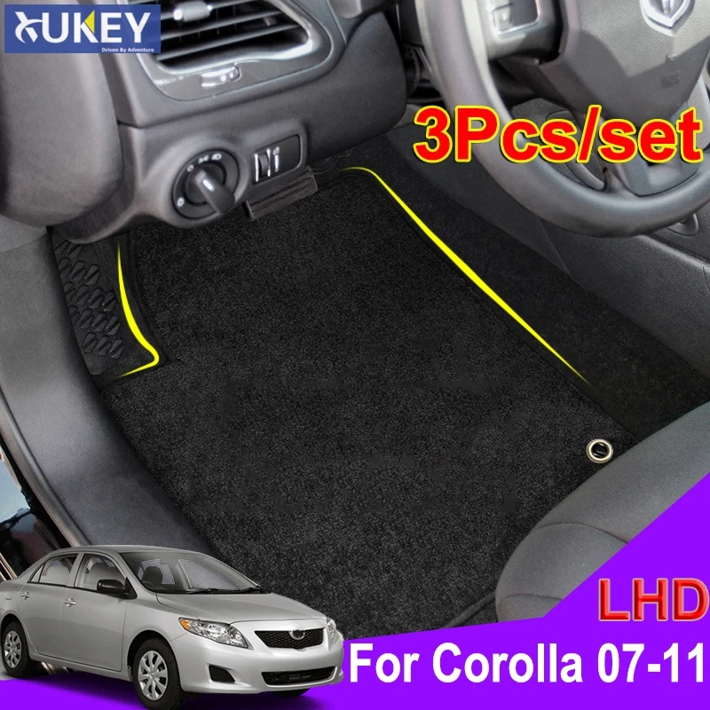 For Toyota Corolla E140/150 LHD 2007 2008 2009 2010 2011 Custom Car Floor Mat Mats Auto Nylon Rubber Backing Liner 3pcs
For Toyota Corolla E140/150 LHD 2007 2008 2009 2010 2011 Custom Car Floor Mat Mats Auto Nylon Rubber Backing Liner 3pcs