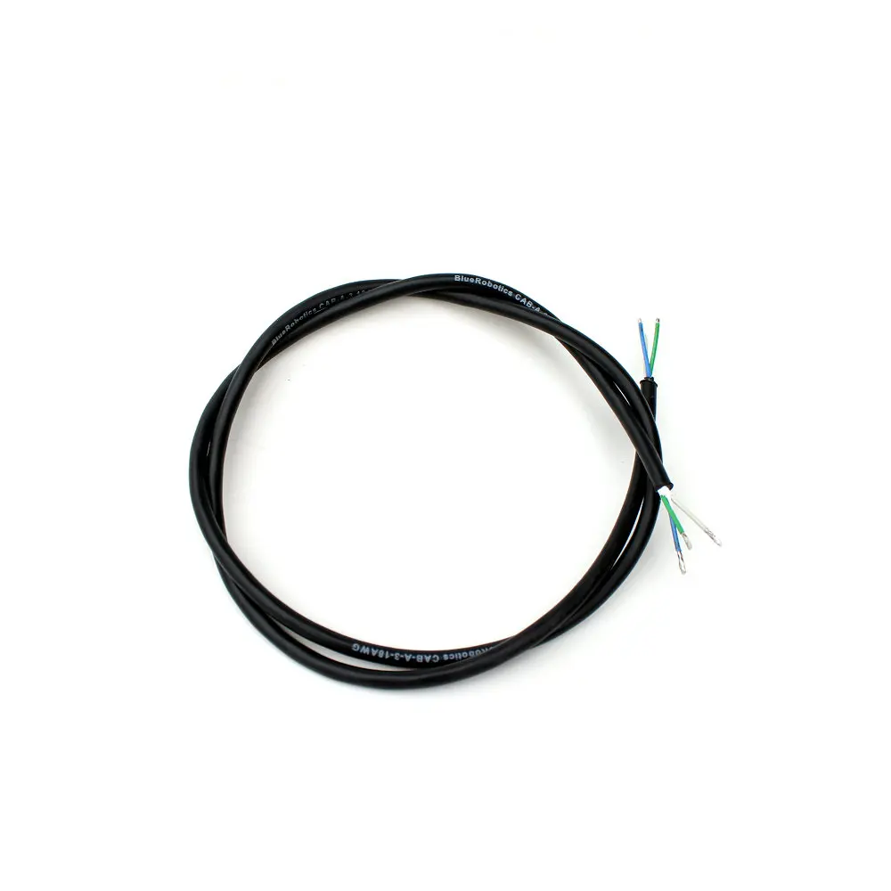 Underwater Cable Motor Cable 3 Core Power Cable Large Current Underwater Vehicle C318
Underwater Cable Motor Cable 3 Core Power Cable Large Current Underwater Vehicle C318