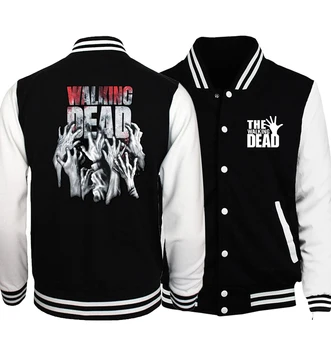 Bomber Jacket Streetwear The Walking Dead Baseball Men Jacket 2019 Hot Spring Jackets Hoodies Coat Fashion Fitness Men's Jacket 
Bomber Jacket Streetwear The Walking Dead Baseball Men Jacket 2019 Hot Spring Jackets Hoodies Coat Fashion Fitness Men's Jacket