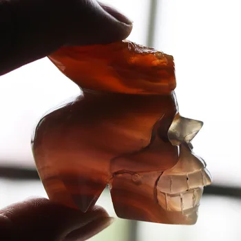 1.92" GEODE CRYSTAL AGATE Handmade Carved Crystal Skull Crystal Realistic Crystal Healing Furnishing Articles Figurine TB24
1.92" GEODE CRYSTAL AGATE Handmade Carved Crystal Skull Crystal Realistic Crystal Healing Furnishing Articles Figurine TB24