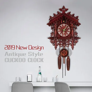 Vintage Wood Cuckoo Clock Wall Hanging Swing Handcraft Clock for Home Room Decor LXY9 AP09
Vintage Wood Cuckoo Clock Wall Hanging Swing Handcraft Clock for Home Room Decor LXY9 AP09