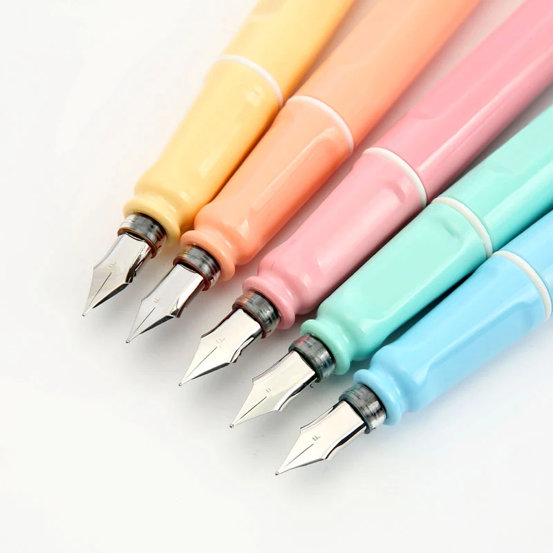1pc Cute Candy Color Business Finance Fine Nib Fountain Pen Student Kawaii Stationery School Office Writing Supplies
1pc Cute Candy Color Business Finance Fine Nib Fountain Pen Student Kawaii Stationery School Office Writing Supplies