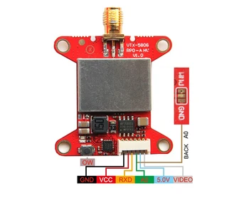VTX-5808 PRO-A HV 40CH 25mW/200mW/500mW/800mW Adjustable Analog Video FPV Transmitter
VTX-5808 PRO-A HV 40CH 25mW/200mW/500mW/800mW Adjustable Analog Video FPV Transmitter