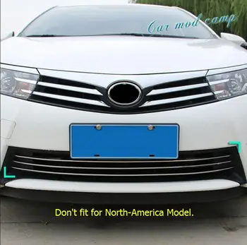 For Toyota Corolla 2014 2015 2016 Sedan (Not fit for North-America Model) Stainless Front Bottom Grille Decoration Trim 3pcs
For Toyota Corolla 2014 2015 2016 Sedan (Not fit for North-America Model) Stainless Front Bottom Grille Decoration Trim 3pcs