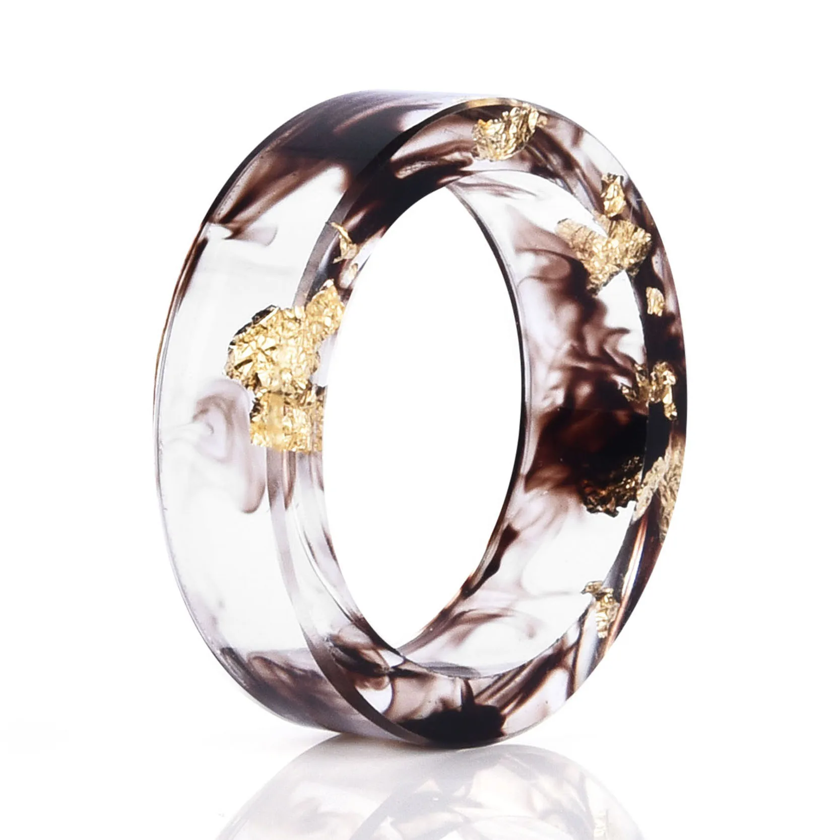Coffee Gradient Color Crystal Band Ring with Gold Foil Inside Women Girls Fashion Wedding Finger Rings Gifts
Coffee Gradient Color Crystal Band Ring with Gold Foil Inside Women Girls Fashion Wedding Finger Rings Gifts