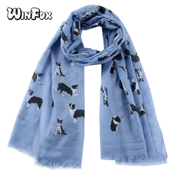 Winfox Pink Navy Cute Black Dog Printed Scarf Female Long Soft Shawls Spring Summer Hijab Wrap for Women Lady
Winfox Pink Navy Cute Black Dog Printed Scarf Female Long Soft Shawls Spring Summer Hijab Wrap for Women Lady