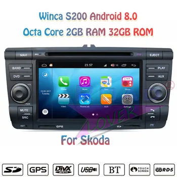 Winca S200 Android 8.0 Car Multimedia DVD Player Autoradio For Skoda Stereo GPS Navigation Magnitol Double Din Octa Core Video
Winca S200 Android 8.0 Car Multimedia DVD Player Autoradio For Skoda Stereo GPS Navigation Magnitol Double Din Octa Core Video
