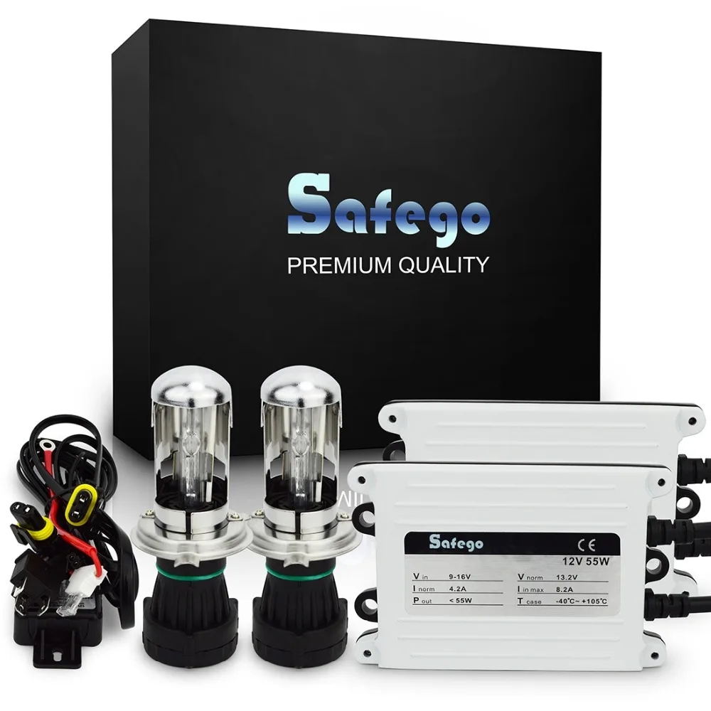 Safego AC ballast 55W HID kit xenon H4 bi xenon H4 kit bixenon Hi Lo 6000K 55W 4300K 6000K 8000K headlight bulbs
Safego AC ballast 55W HID kit xenon H4 bi xenon H4 kit bixenon Hi Lo 6000K 55W 4300K 6000K 8000K headlight bulbs