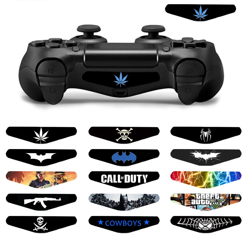 15 in 1 PS4 Wireless Controller LED Light Bar Decal Sticker 15PCS Colorful Skins for Sony Playstation Dualshock 4 Controller
15 in 1 PS4 Wireless Controller LED Light Bar Decal Sticker 15PCS Colorful Skins for Sony Playstation Dualshock 4 Controller