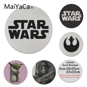 MaiYaCa Star Wars Yoda Strom Trooper Darth Vader Hans Solo Unique Desktop Pad Game Mousepad Gaming Computer Round Mouse pads
MaiYaCa Star Wars Yoda Strom Trooper Darth Vader Hans Solo Unique Desktop Pad Game Mousepad Gaming Computer Round Mouse pads