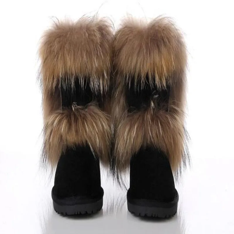 New Arrival 2018 Non-slip Fox Fur Woman Winter Snow Boots Women's Shoes Geniune Leather Women's Snow Boots
New Arrival 2018 Non-slip Fox Fur Woman Winter Snow Boots Women's Shoes Geniune Leather Women's Snow Boots