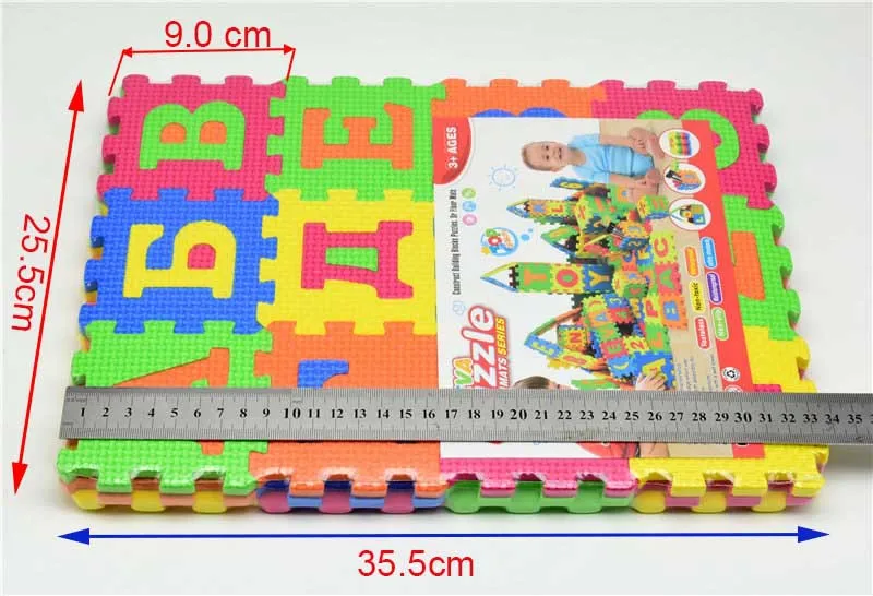 36Pcs 9cm*9cm EVA Puzzle Baby Toys Foam Russian Alphabet Numbers Kids Play Puzzles Mat Learning Educational Toys
36Pcs 9cm*9cm EVA Puzzle Baby Toys Foam Russian Alphabet Numbers Kids Play Puzzles Mat Learning Educational Toys