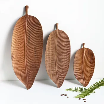 Walnut Rubber Wood Pan Plate Fruit Dishes Saucer Tea Tray Dessert Dinner Bread Leaf Pattern Wood Plate storage Trays
Walnut Rubber Wood Pan Plate Fruit Dishes Saucer Tea Tray Dessert Dinner Bread Leaf Pattern Wood Plate storage Trays