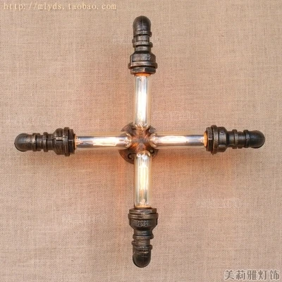 American Loft Style Creative Water Pipe Lamp Industrial Vintage Wall Light Fixtures For Home Edison Wall Sconce Indoor Lighting
American Loft Style Creative Water Pipe Lamp Industrial Vintage Wall Light Fixtures For Home Edison Wall Sconce Indoor Lighting