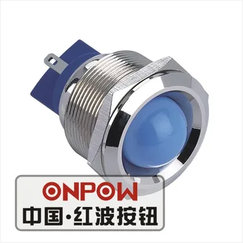 ONPOW 25mm Domed Metal LED Waterproof Signal lamp, Nickel plated brass indicator lamp, indicator light (GQ25G-D/B/6V/N) CE,RoHS
ONPOW 25mm Domed Metal LED Waterproof Signal lamp, Nickel plated brass indicator lamp, indicator light (GQ25G-D/B/6V/N) CE,RoHS