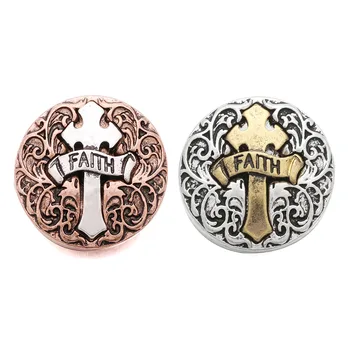 10pcs/lot New Faith Cross Snap Button Jewelry Ginger Metal 18mm Snap Buttons fit Snap Bracelet Bangles
10pcs/lot New Faith Cross Snap Button Jewelry Ginger Metal 18mm Snap Buttons fit Snap Bracelet Bangles