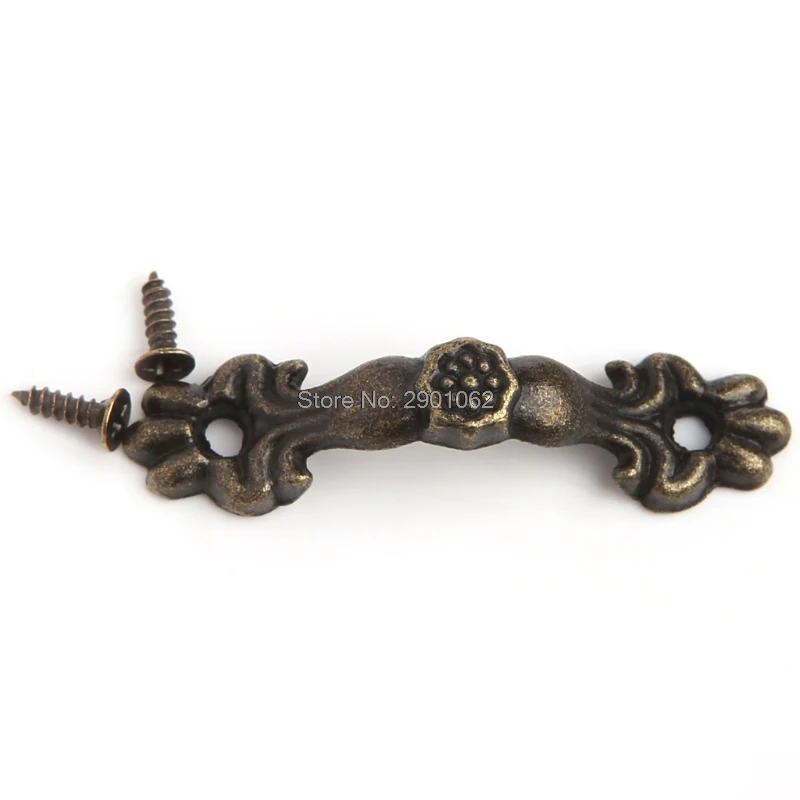 10pcs Box Handle 43*10MM Zinc Alloy Knob Tracery Bronze Tone Antique Pulls For Drawer Wooden Jewelry Box Furniture Hardware
10pcs Box Handle 43*10MM Zinc Alloy Knob Tracery Bronze Tone Antique Pulls For Drawer Wooden Jewelry Box Furniture Hardware