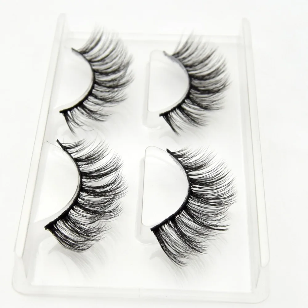2 Pairs 3D Faux Mink Lashes Natural Long Hand Made False Eyelashes Reusable Fake Lashes Makeup Eyelash Extension Silk Eyelashes
2 Pairs 3D Faux Mink Lashes Natural Long Hand Made False Eyelashes Reusable Fake Lashes Makeup Eyelash Extension Silk Eyelashes