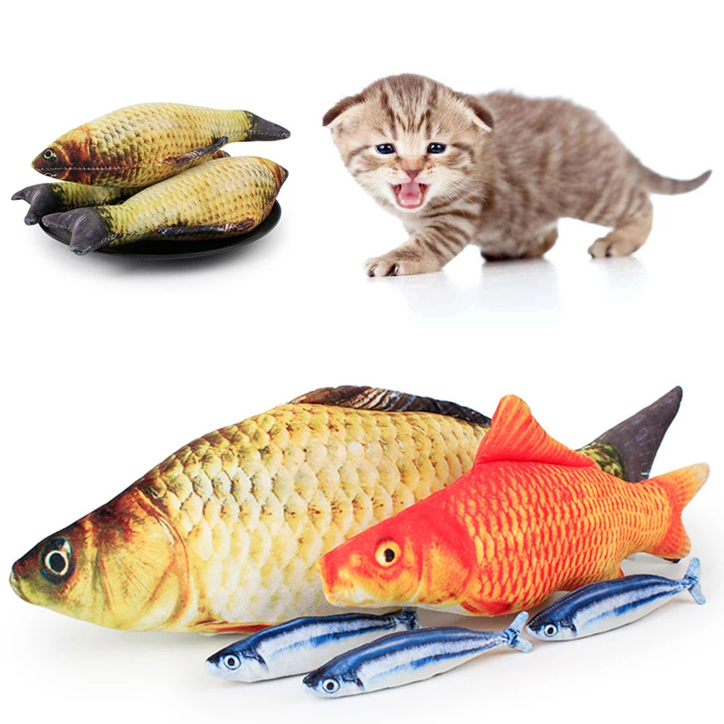 Plush Creative 3D Carp Fish Shape Cat Toy Gift Cute Simulation Fish Playing Toy For Pet Gifts Catnip Fish Stuffed Pillow Doll
Plush Creative 3D Carp Fish Shape Cat Toy Gift Cute Simulation Fish Playing Toy For Pet Gifts Catnip Fish Stuffed Pillow Doll