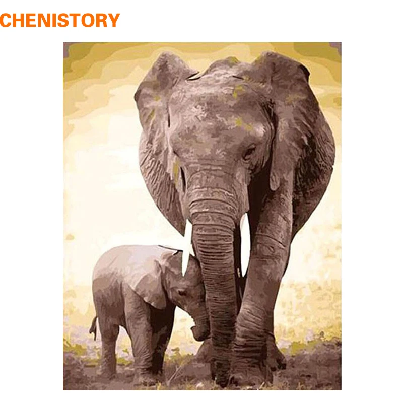 CHENISTORY DIY Digital Oil Painting By Numbers Kits Coloring Painting By Numbers Unique Gift For Home Decoration Elephant 40x50
CHENISTORY DIY Digital Oil Painting By Numbers Kits Coloring Painting By Numbers Unique Gift For Home Decoration Elephant 40x50