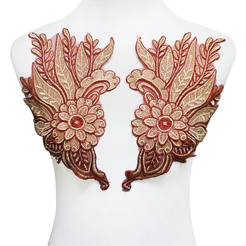 5pair 3D Flower Mirror Pair Patch Embroidery Applique Bridal Applique Patches Lace Fabric Motifs Sew On Sewing Accessories T1886
5pair 3D Flower Mirror Pair Patch Embroidery Applique Bridal Applique Patches Lace Fabric Motifs Sew On Sewing Accessories T1886