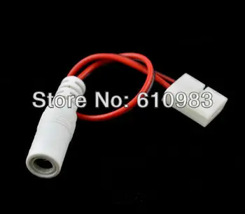 50 pcs/lot 16.7cm White 5.5x2.1 DC Female to White 2Pin no-needed soldering Led Strip Connector Adapter For 5050
50 pcs/lot 16.7cm White 5.5x2.1 DC Female to White 2Pin no-needed soldering Led Strip Connector Adapter For 5050