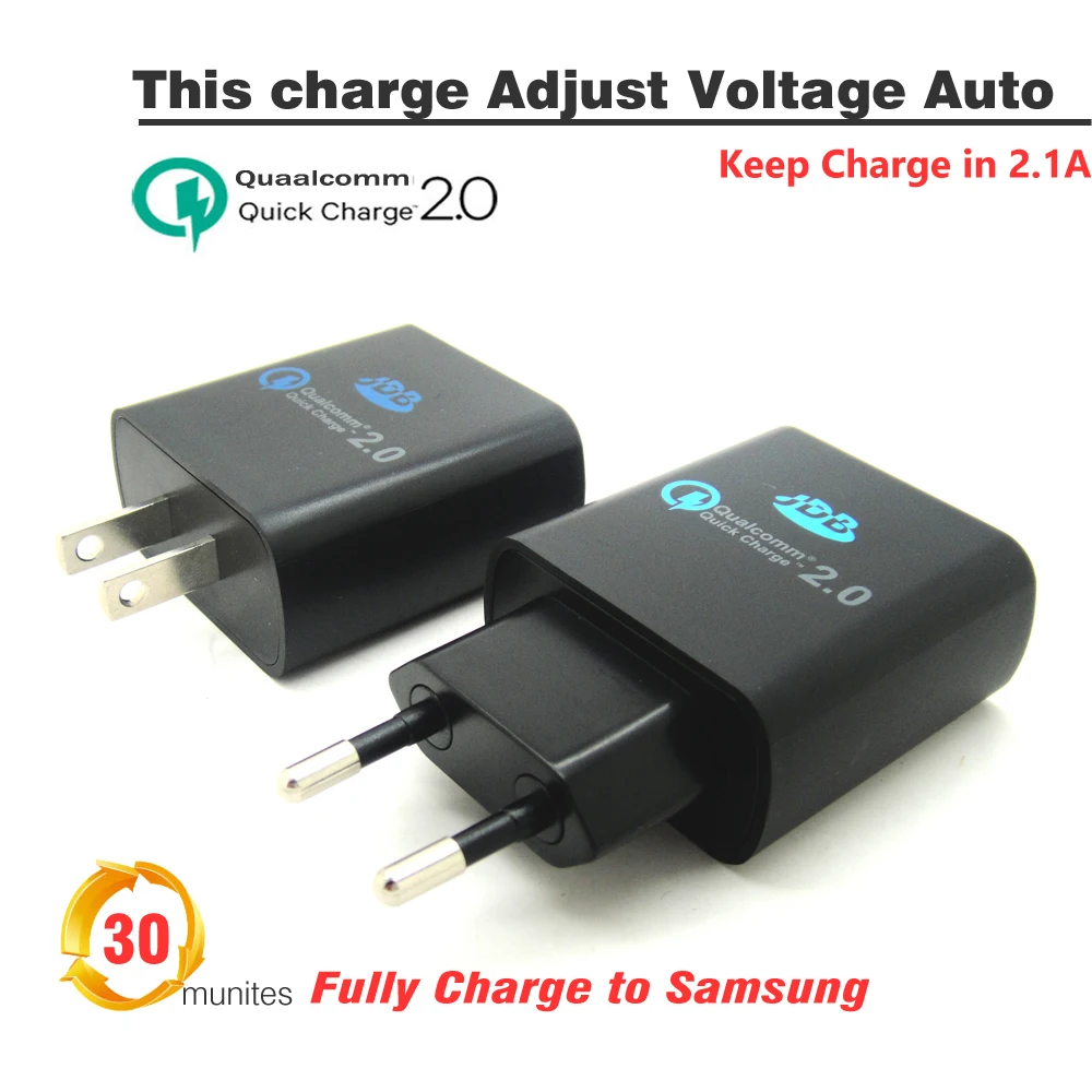 SATONIC Quick Charge 2.0 QC 2.0 USB Charger Adaptor EU US Plug Smart Phone Charger for Mobile Tablet PC
SATONIC Quick Charge 2.0 QC 2.0 USB Charger Adaptor EU US Plug Smart Phone Charger for Mobile Tablet PC